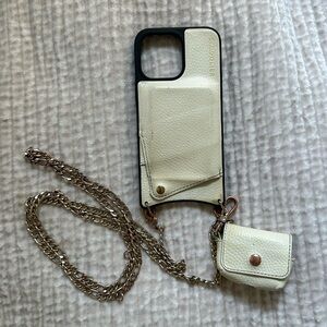 Bandolier IPhone 14Pro Max case with AirPods Pro case, used